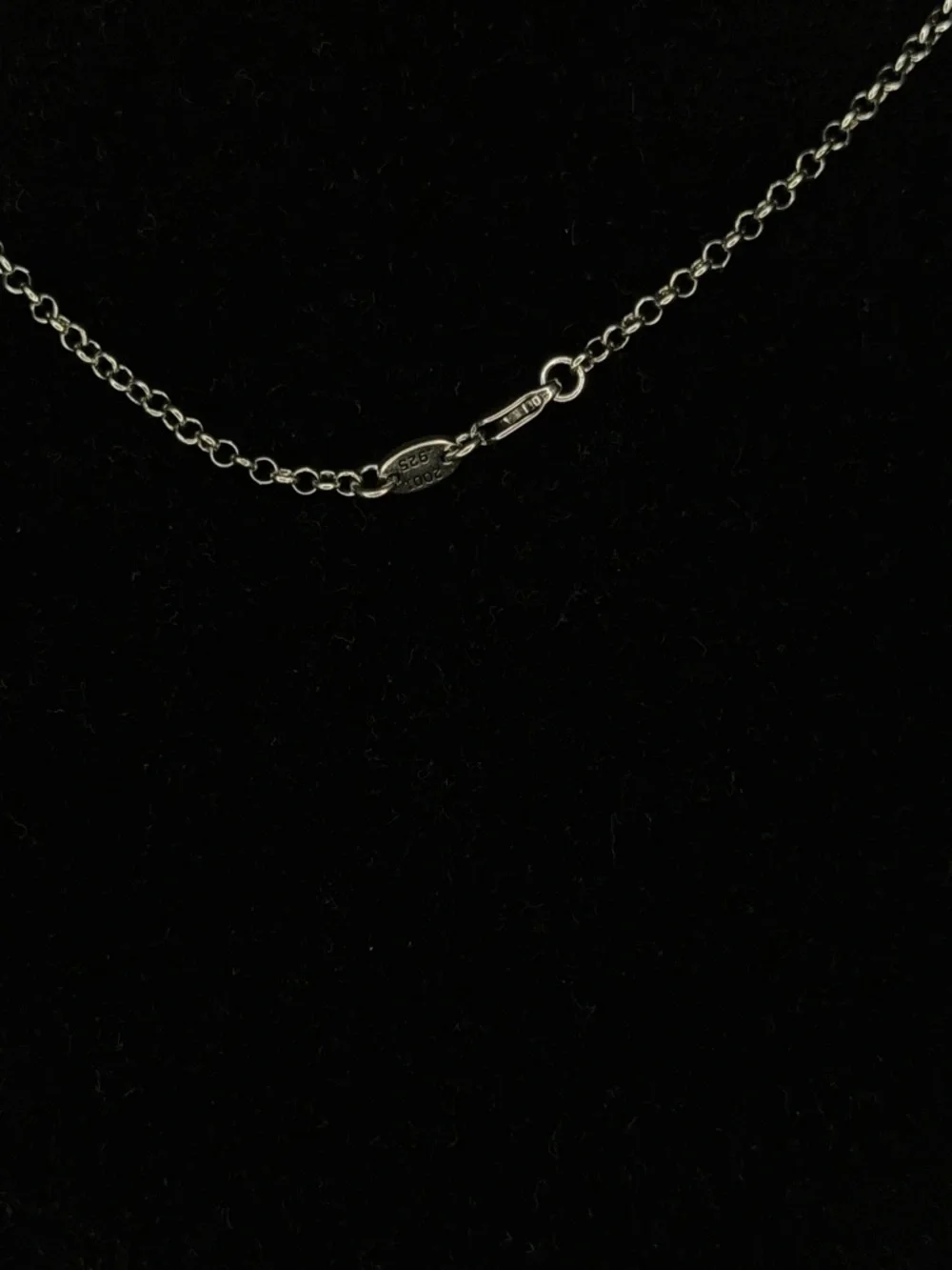 Chrome Hearts Safety Pin Double Diamond Studded Floral Cross Unisex Necklace - Picture 6 of 7
